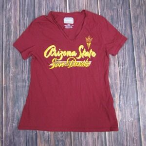 Arizona State Sun Devils Shirt Womens Medium Maroon NCAA College Basketball Tee